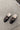 Harlah Chocolate Leather Plush Flats- top flat view