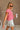Kennedy Pink Open Back Tee- side view