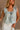 Delia Blue & Cream Floral Plaid Tank - close up front view