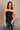 Mariana Black Strapless Top - close front view
