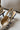 Solana Blue & Ivory Slingback Tie Heel- close up top heel view