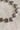 Ava Silver Medallions Chain Link Belt- close up top view