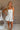 Rylie White Strapless Flare Mini Dress - front view