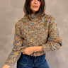 Rachele Multi Color Mock Neck Sweater - front view