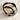 Amora Gold &amp; Black Western Medallions Belt- close up top view
