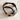 Amora Gold &amp; Black Western Medallions Belt- close up top view