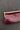 Drea Wine Croc & Gold Clutch Purse- close up side view