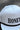 Honey White & Black Trucker Hat- close up side view