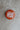Home Team Orange Game Day Button - flat lay