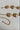 Cassie Gold Hammered Medallion Chain Belt - flat lay
