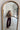 Nikki Brown Fold-Over Waist Pants - full body front view