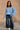 Benson Blue Striped Sweater - full fornt view