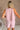 Millie Washed Pink Flare Tank Top - back view