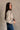 Rosalind Beige Zip Up Collared Jacket - side view