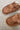 Joia Brown Suede Slide-On Clog Mule- front toe view