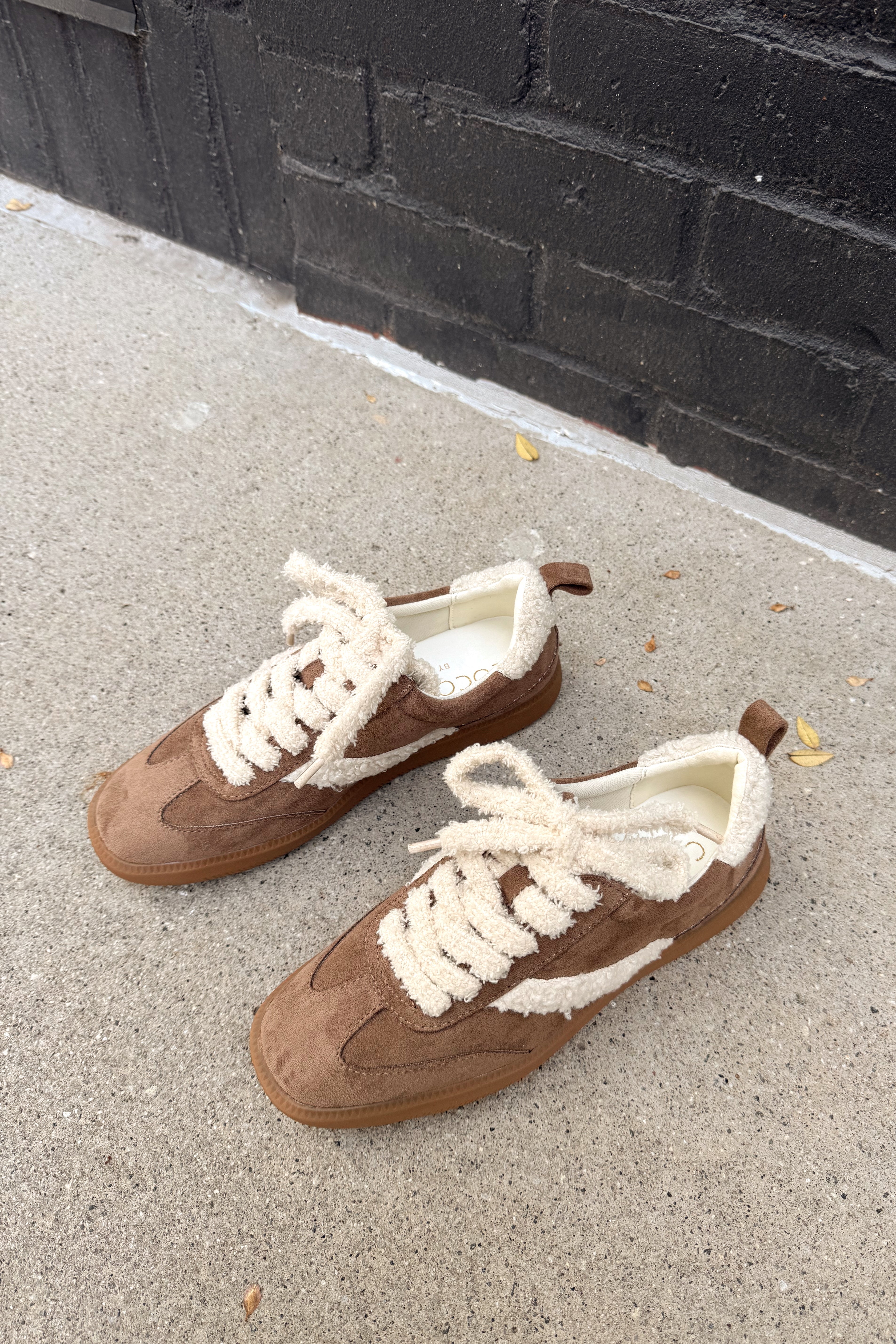 Coconuts by Matisse Wylder Taupe Sneaker- frontal side view
