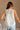 Jovie White Lace Applique Tank Top - back view