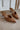 Steve Madden Mod Chestnut Suede Dress Mule- close up side view