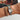 Odette Silver Square Face Watch - front view on model