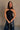 Cordelia Black & Gold Halter Tank Top - front view