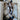 Sophia Blue Multi & Stone Scarf Necklace- full view