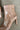 Unity Nude Glitter Heel Bootie- close up right side view