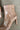 Unity Nude Glitter Heel Bootie- close up right side view