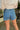 Just USA: Paige Mid-Rise Denim Shorts - back