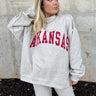 Arkansas Reversible Mock Neck Sweatshirt- front view