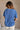 Lainey Navy Cotton Short Sleeve Top - back