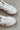 Gola Grandslam Elite White Candy Sneaker- close up top view