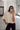 Reya Ivory Short Sleeve Sweater - front view