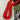 Moriah Red Beaded Necklace - flay lay close up