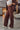 Gabi Brown Knit Pants - lower body side view