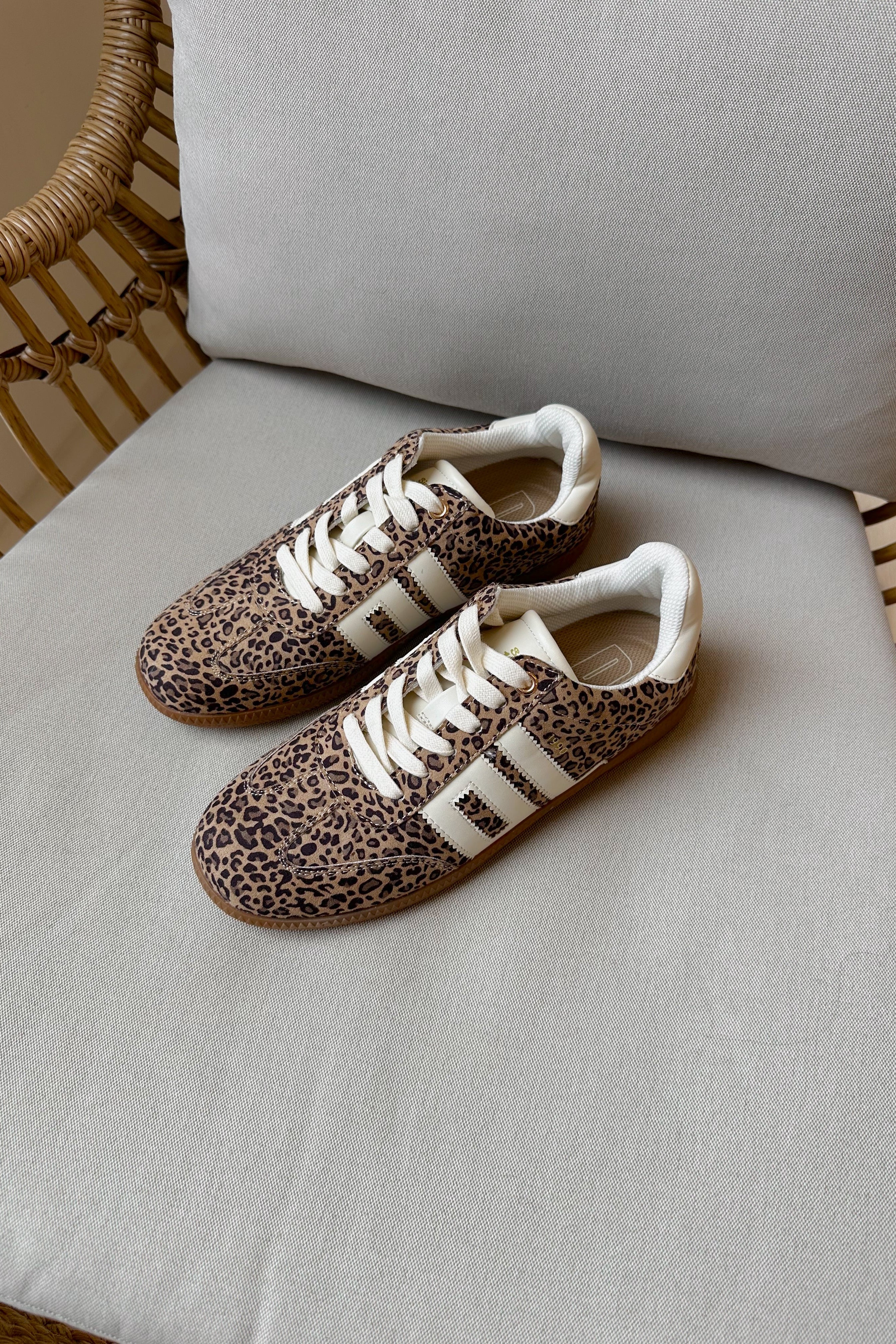 Dirty Laundry Trackstar Leopard Sneaker- front top view