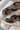 Corkys Steppin Out Black Wedge Sandal - close up toe view