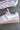 Gola Tornado Zephyr Chalk Pink & Off White Sneaker - close up heel view
