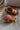 Corkys Good For You Cognac Wedge Sandal- close up flat lay view