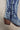 Steve Madden Albany Denim Western Boot- side heel view