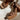 Beach by Matisse Moorea Raffia Cognac Block Heel Sandal- flat lay close up view