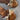 Twinkle Brown Multi Crochet Slide Sandal- close up view