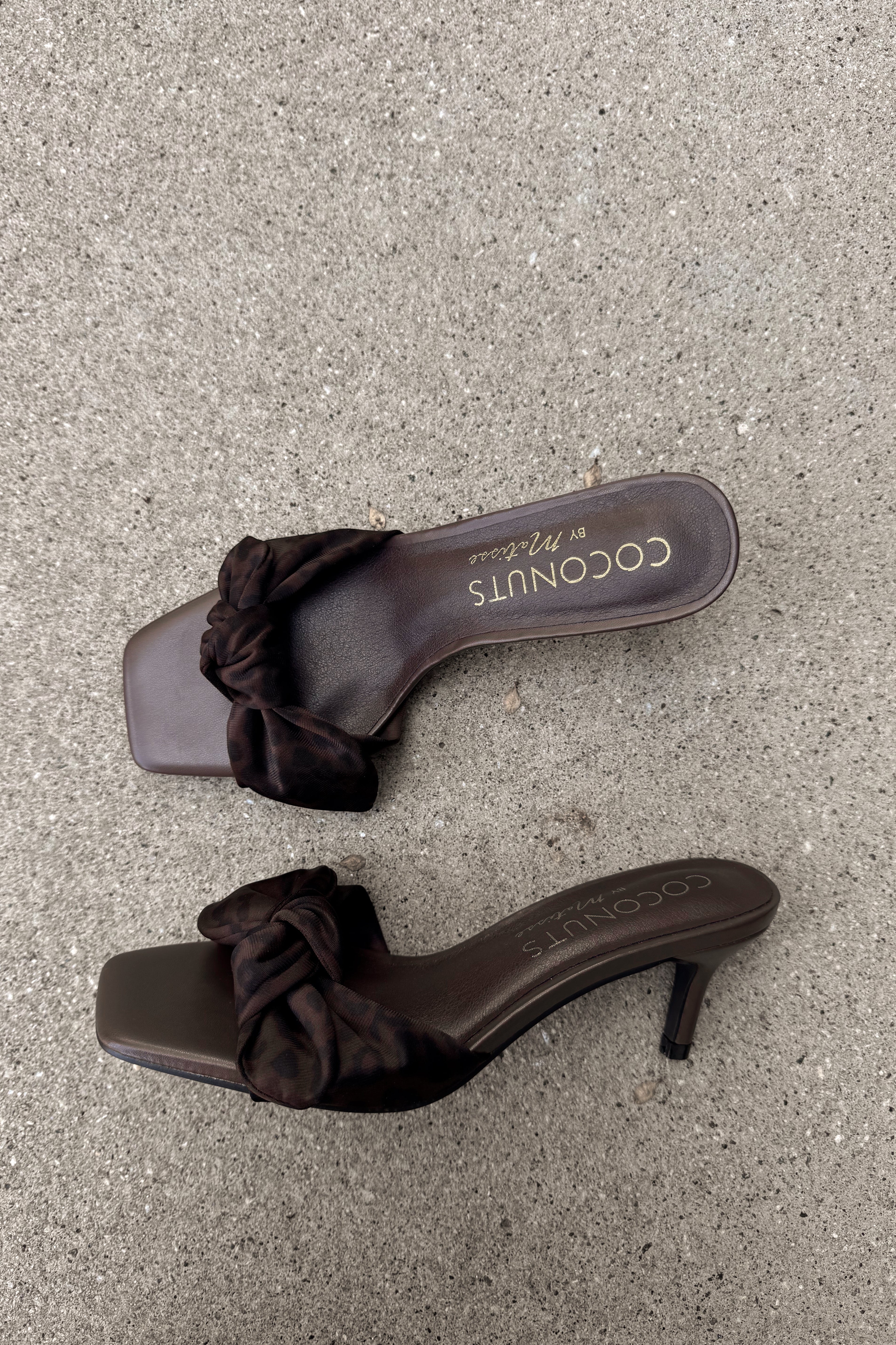 Coconuts by Matisse Uptown Brown Leopard Heel- full side view