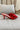 Bermuda Red Patent Bow Kitten Heel- left side view