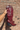 Romi Burgundy Western Boots - closeup