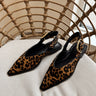 Steve Madden Shay Leopard Pointed Toe Flat- full side view