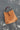 Felicity Cognac Suede & Leather Shoulder Purse- flat lay view