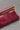 Drea Wine Croc & Gold Clutch Purse- close up frontal side view