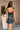 Ashlyn Green Multi Plaid Mini Dress - back view