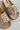 Hey Girl by Corkys Slide in My DM Tan Sandal- close up left side view