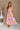 Cali Pink Multi Floral Print Midi Dress - view of front